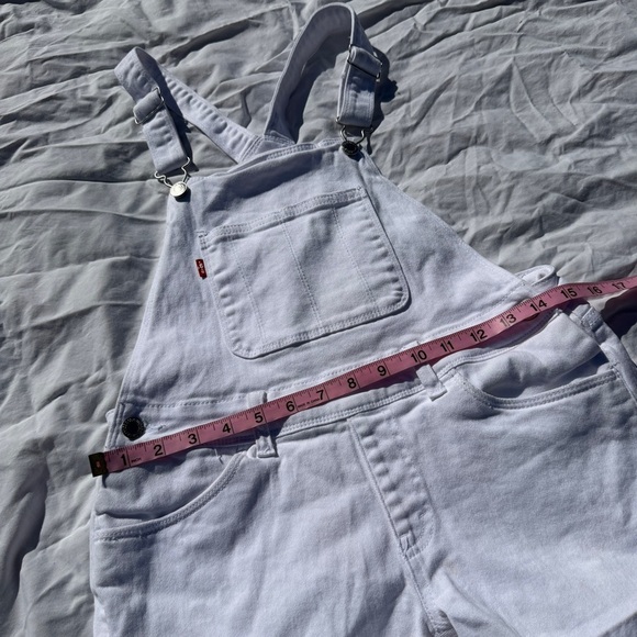 Levi’s Girls White Shortalls – Size 14 - Picture 3 of 6